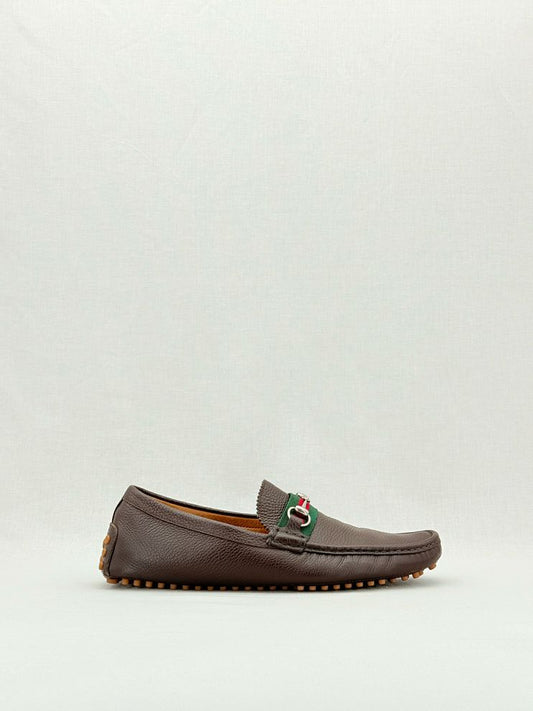 GUCCI Horsebit Brown Size EU 11.5 Loafers