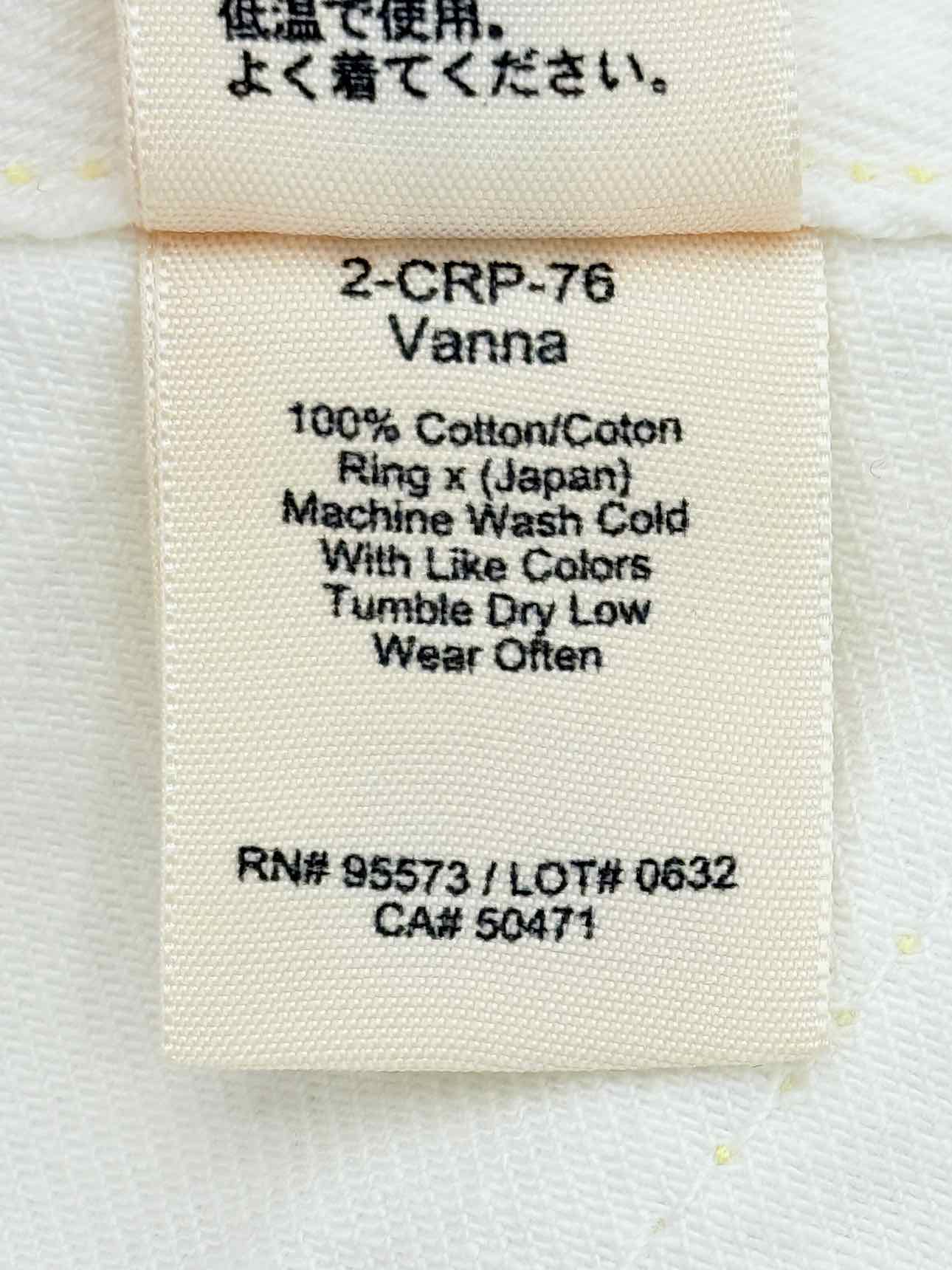 PAPER DENIM&CLOTH Cropped White Size 24 Jeans