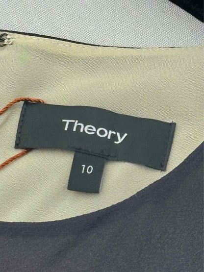 THEORY Blue & Grey Ombre Size US 10 Long Dress