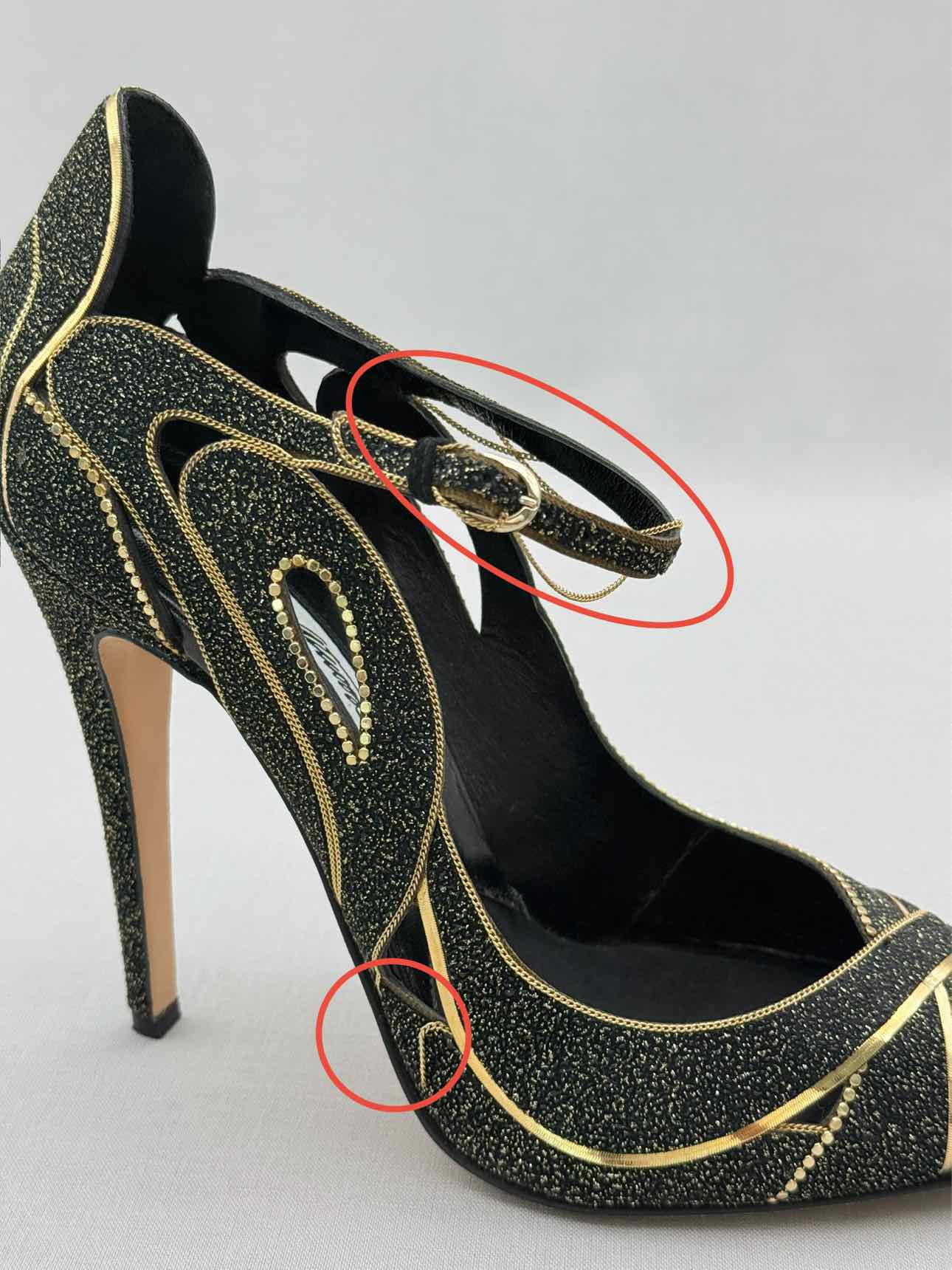 BRIAN ATWOOD Open Toe Black Size EU 40 Pumps