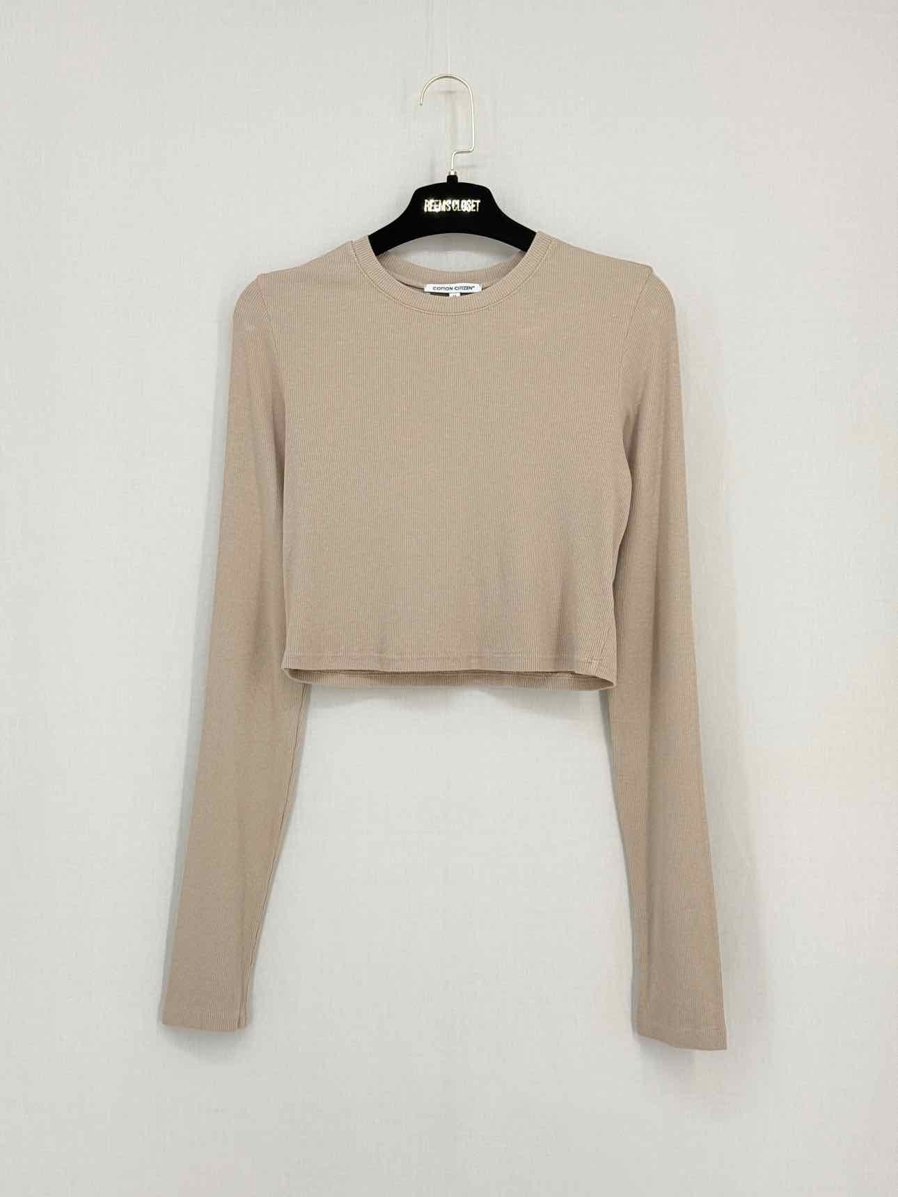COTTON CITIZEN Beige Size Medium Top