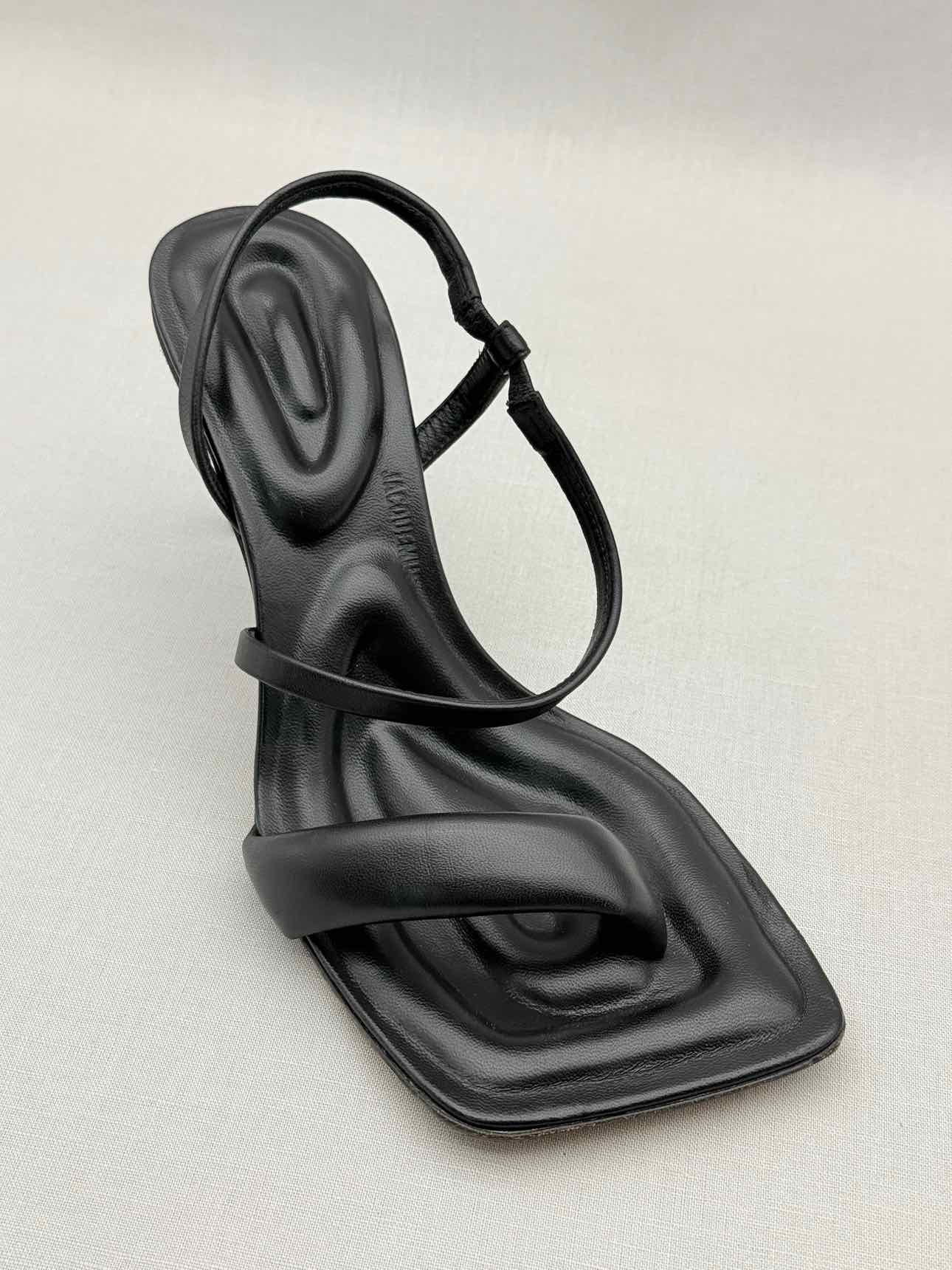 JACQUEMUS Les Limone Black Size EU 36 Heeled Sandals