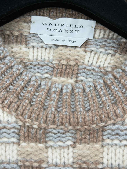 GABRIELA HEARST Brown Multicolor Size Small Sweater