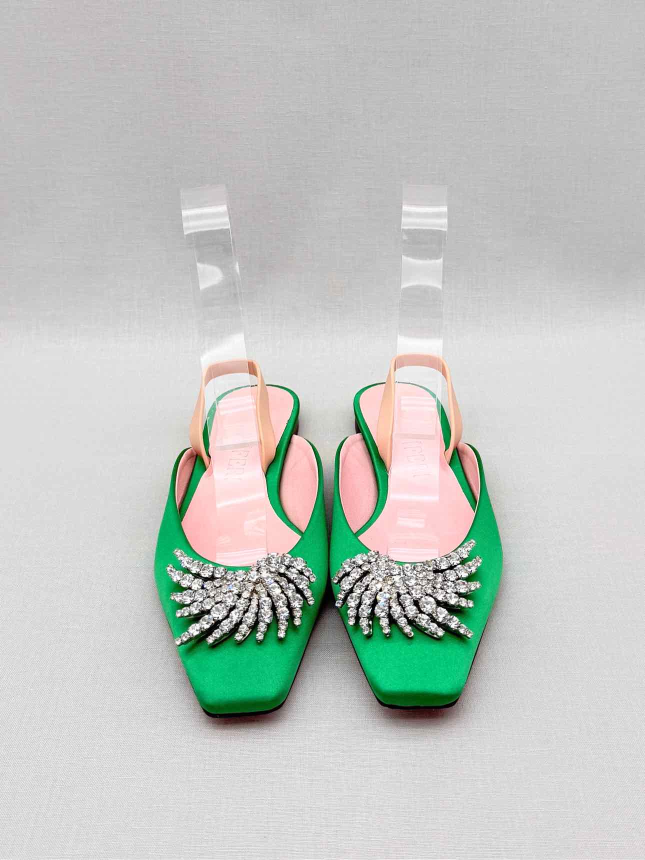 PIFERI Drizella Green Size EU 37 Mules