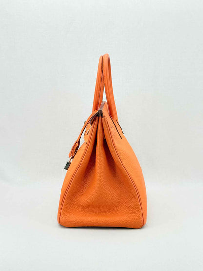 HERMES Birkin Orange Top Handle