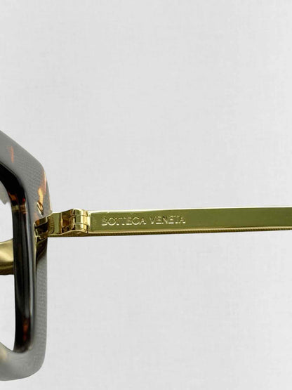 BOTTEGA VENETA Combi Brown & Gold Sunglasses