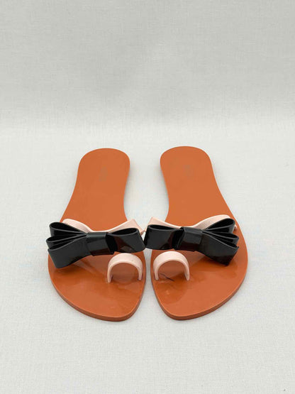MELISSA Harmony Beige & Black Size EU 39 Sandals