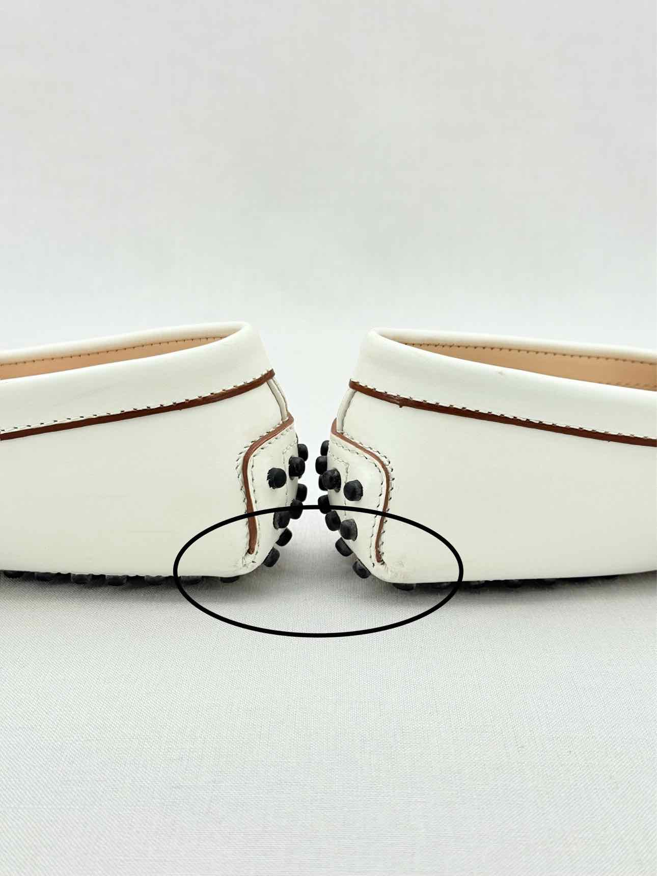 TOD'S Kate Off-white Size EU 35.5 Loafers