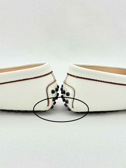 TOD'S Kate Off-white Size EU 35.5 Loafers