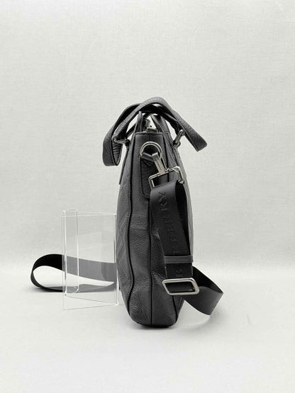 BURBERRY Black Quilted Messenger