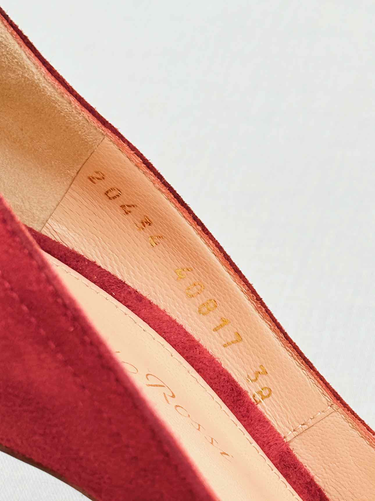 GIANVITO ROSSI Gala Red Size EU 38 Pumps