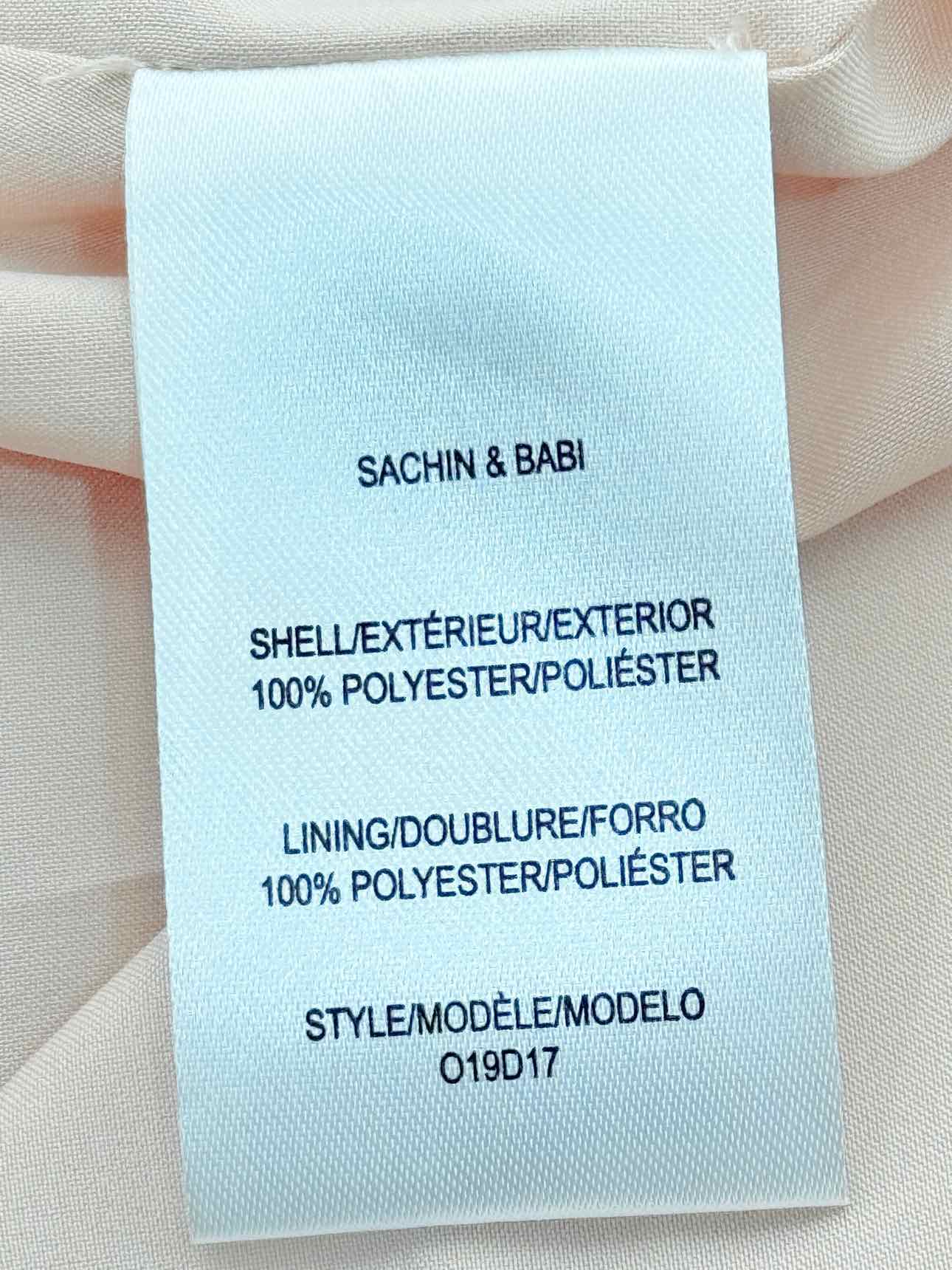 SACHIN & BABI Gold Size US 10 Short Dress