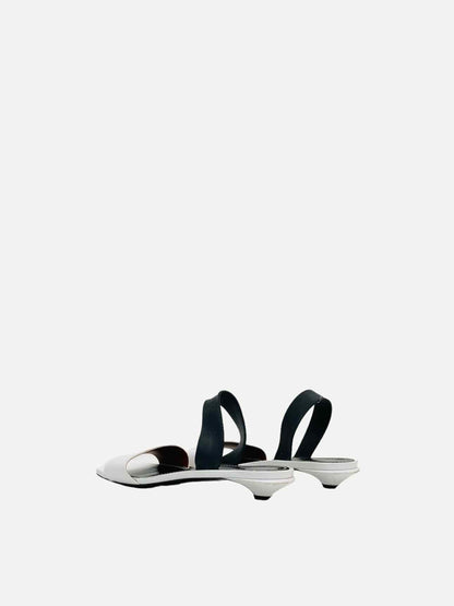 PROENZA SCHOULER White & Black Sandals 39.5