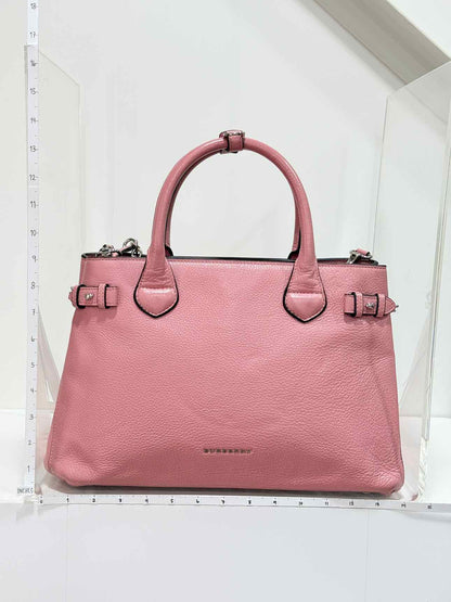 BURBERRY Banner Pink Tote Bag