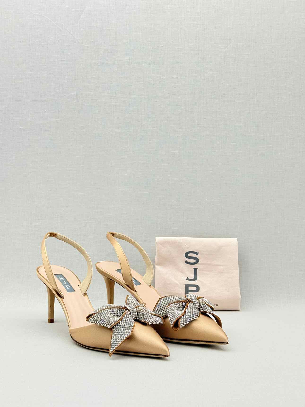 SJP Emmanuel Gold Size EU 39 Slingbacks