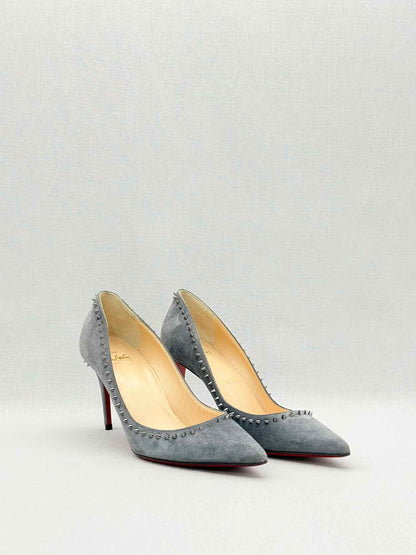 CHRISTIAN LOUBOUTIN Anjalina Grey Size EU 37.5 Pumps