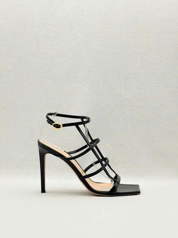 GIANVITO ROSSI Mondry Black Size EU 39 Heeled Sandals
