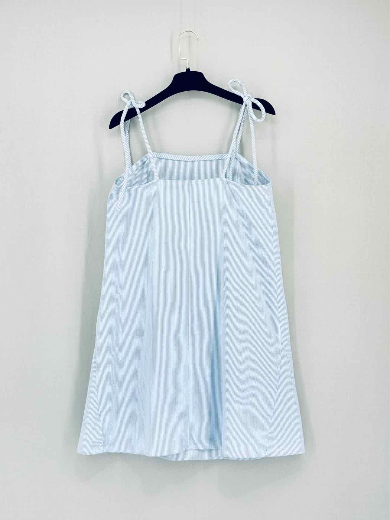 MAX MARA Fatto Blue & White Size Small Short Dress