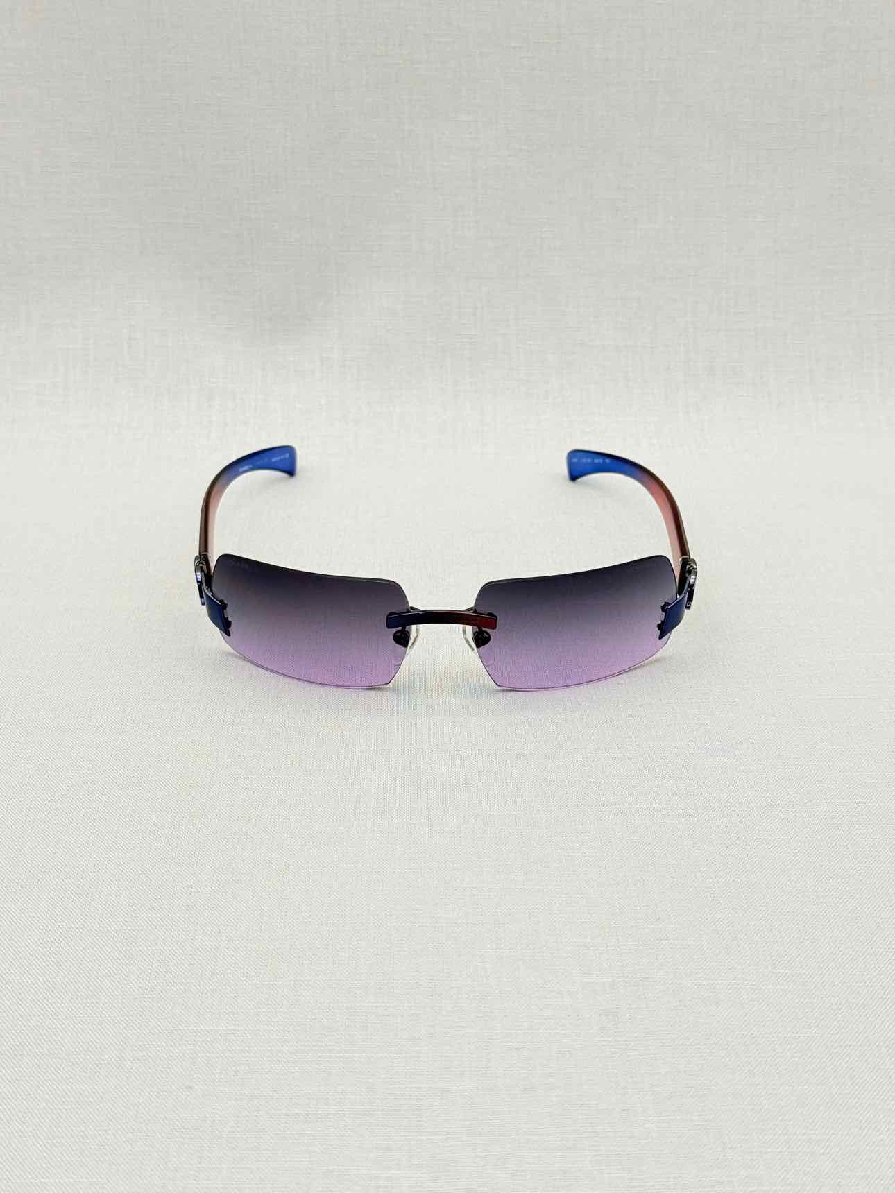 CHANEL Vintage Red & Blue Sunglasses