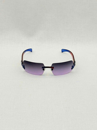 CHANEL Vintage Red & Blue Sunglasses