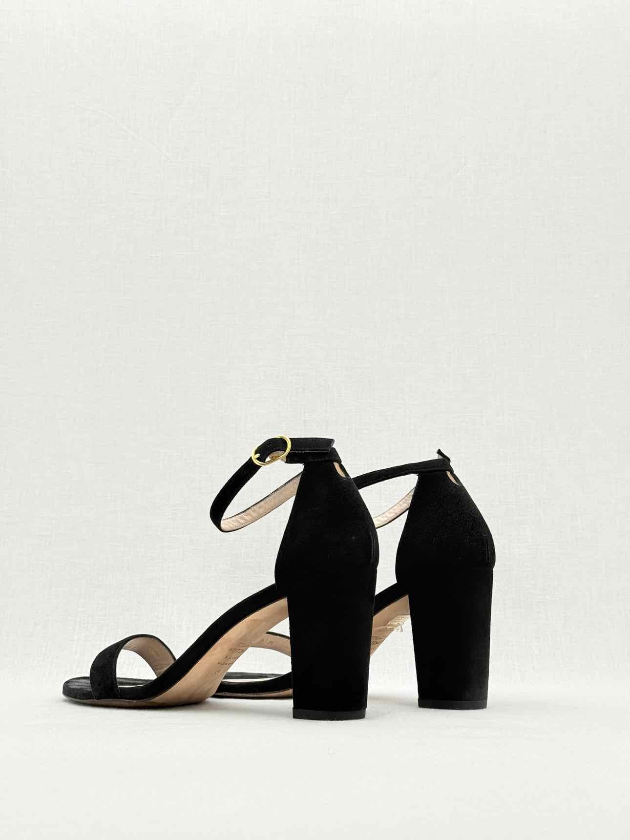 STUART WEITZMAN Black Size EU 38 Heeled Sandals