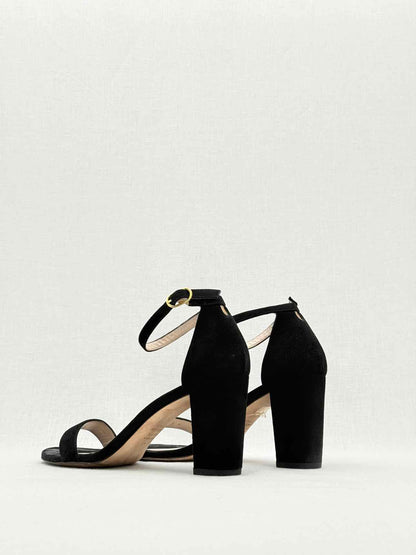 STUART WEITZMAN Black Size EU 38 Heeled Sandals