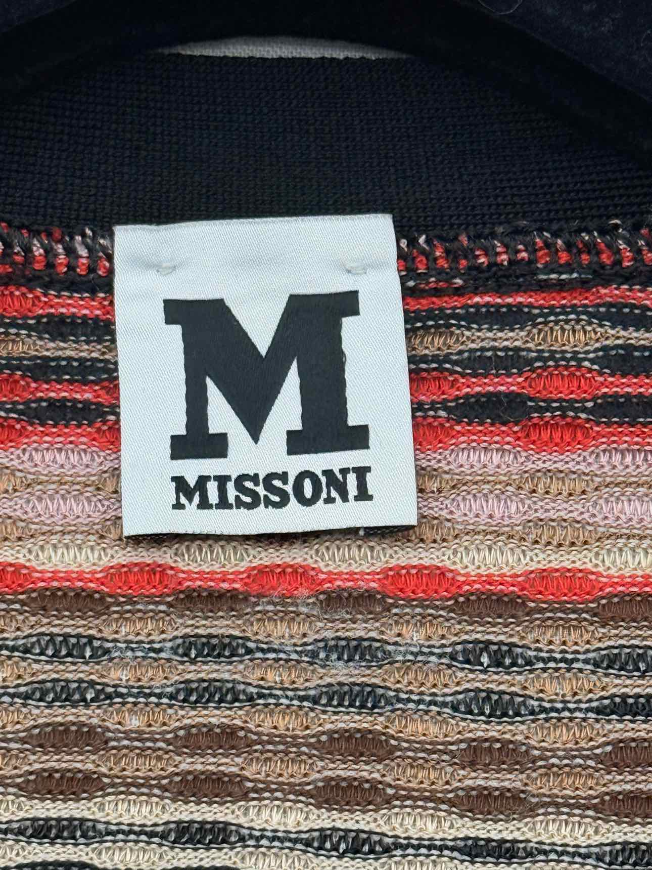 M MISSONI Red Multicolor Size US 2 Cardigan