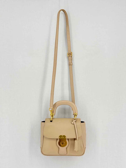 BURBERRY DK88 Beige Top Handle