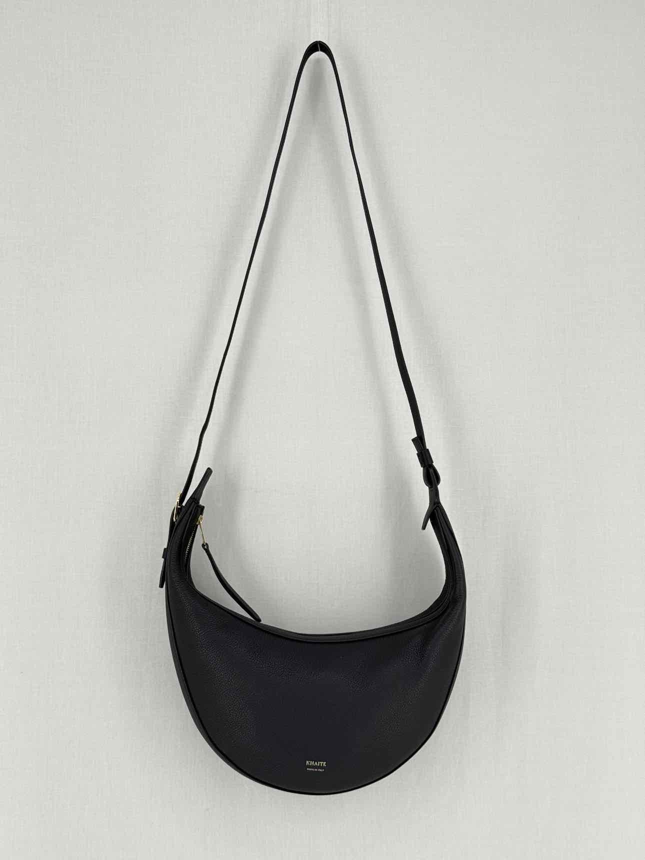 KHAITE Augustina Black Shoulder Bag