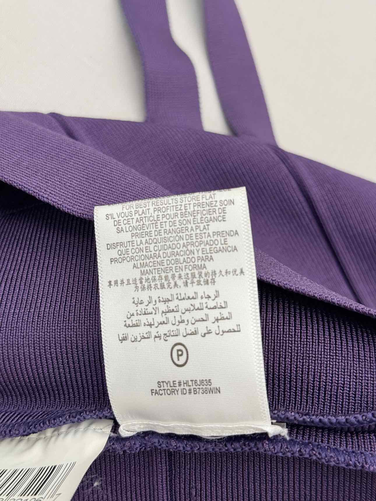 HERVE LEGER Bandage Purple Size Medium Short Dress