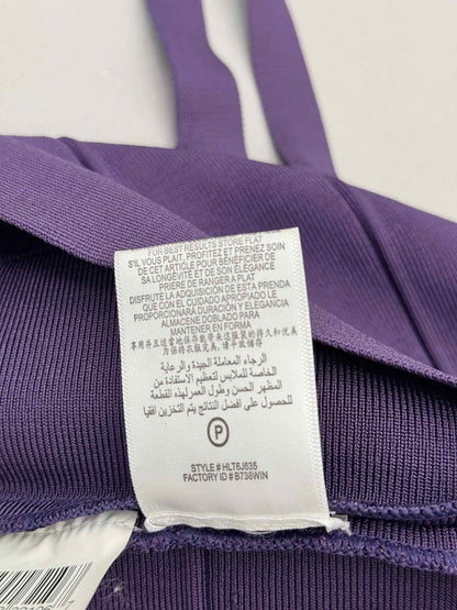 HERVE LEGER Bandage Purple Size Medium Short Dress