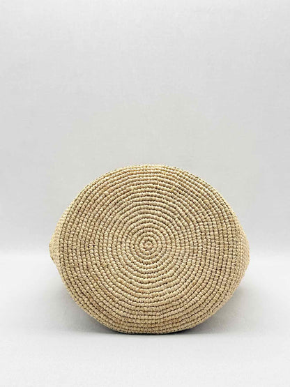 KHATIE Billie Beige Bucket Bag