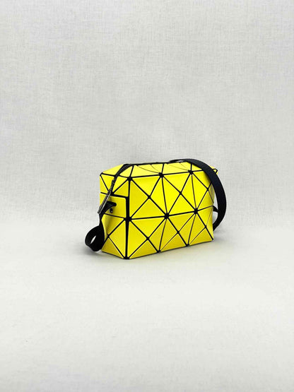 BAO BAO Carton Yellow & Black Geometric Crossbody