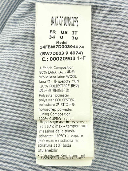 BAND OF OUTSIDERS Red & Blue Check Size US 2 Coat