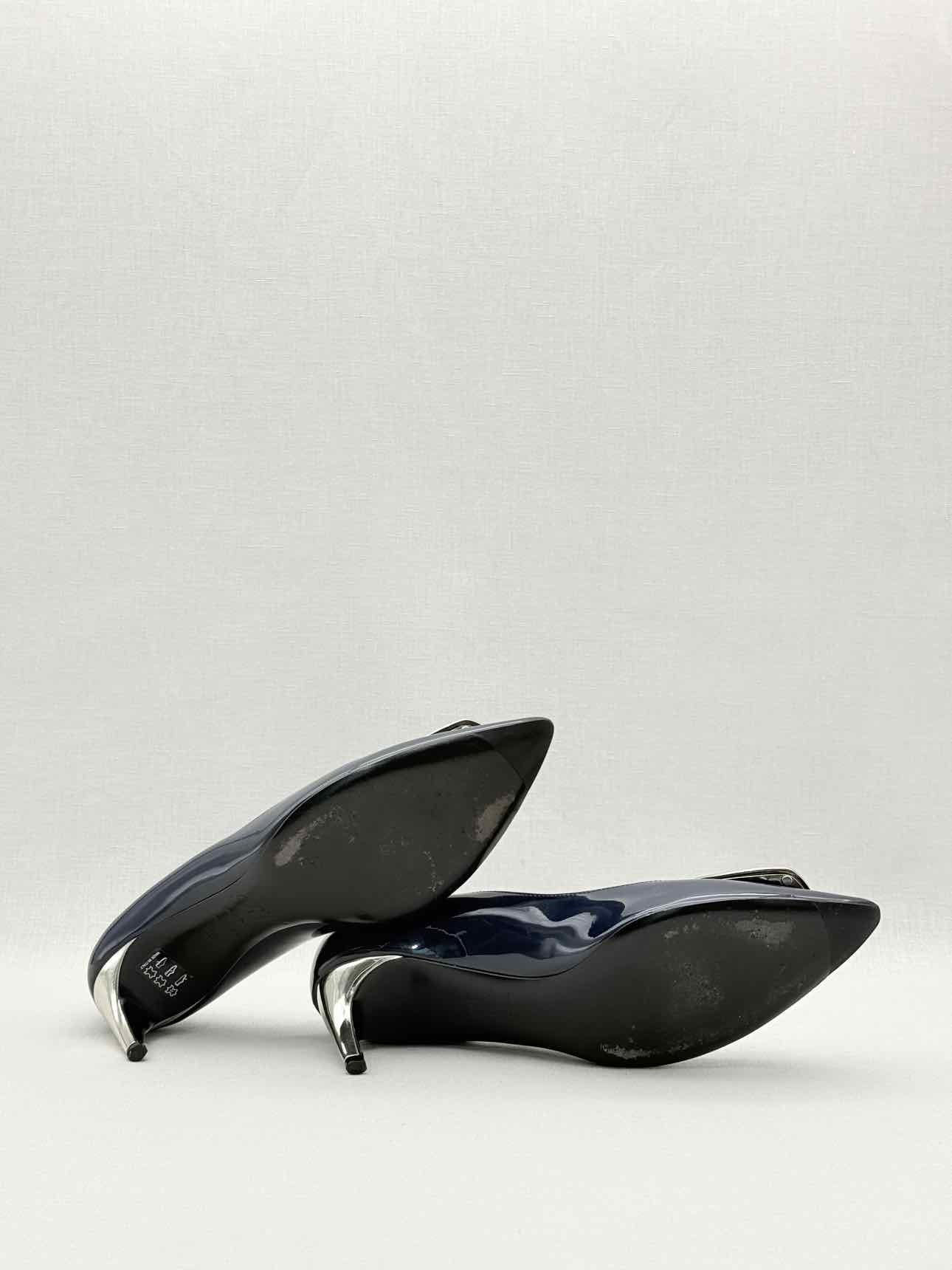 ROGER VIVIER Sexy Choc Navy Blue Size EU 38.5 Pumps