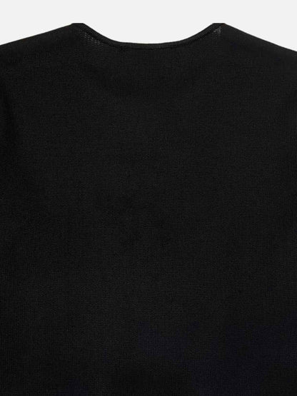 ST. JOHN Cropped Black Size Medium Cardigan