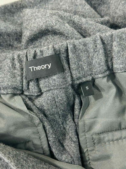 THEORY Wide Leg Grey Size Small Pants
