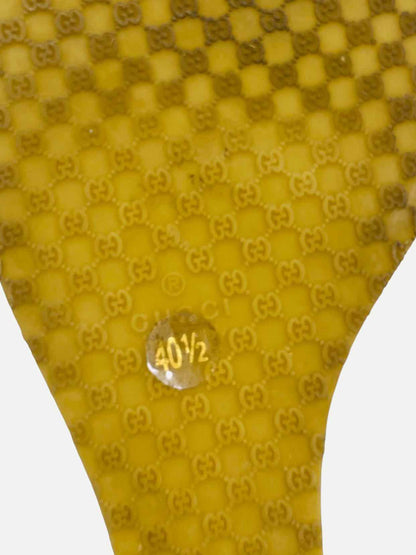 GUCCI Charlotte Horsebit Blue GG Size EU 40.5 Wedges