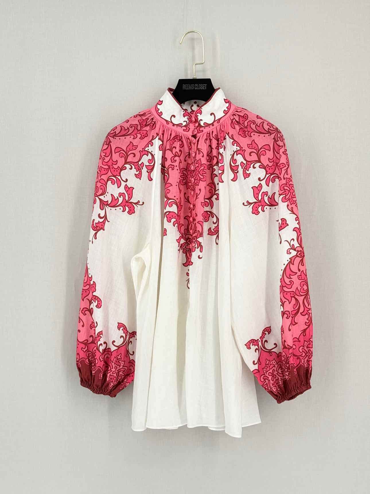 ZIMMERMANN Pink & White Size Medium Outfit Set