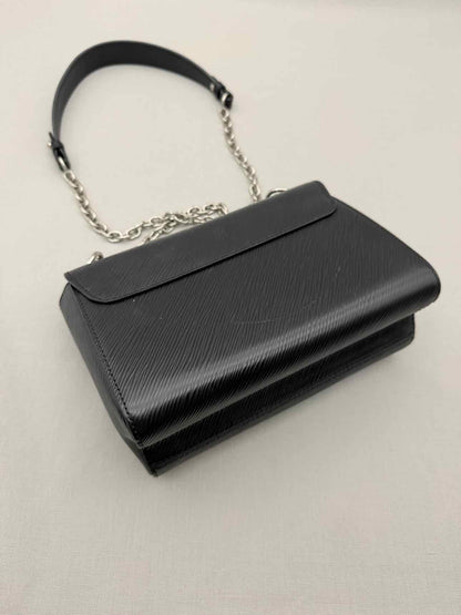LOUIS VUITTON Twist MM Black Shoulder Bag