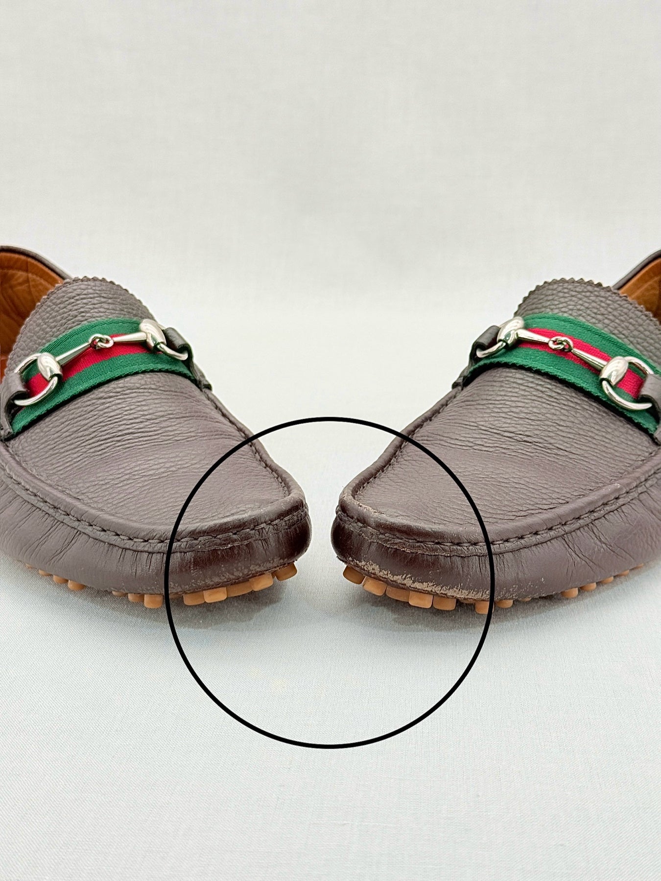 GUCCI Horsebit Brown Size EU 11.5 Loafers