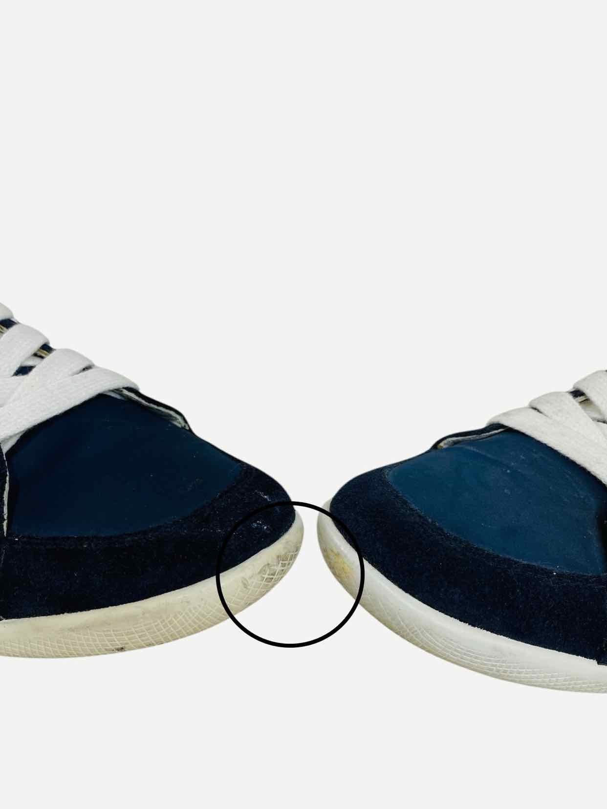 PRADA Low Top Blue & Black Size EU 42 Sneakers
