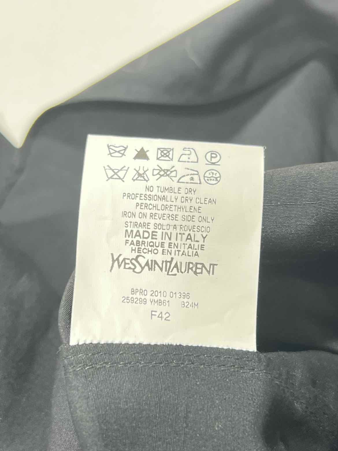 YVES SAINT LAURENT Sleeveless Black Size US 10 Top