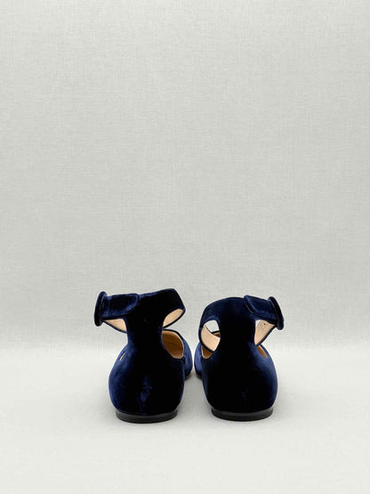 GIANVITO ROSSI Blue Size EU 42 Ballet Flats