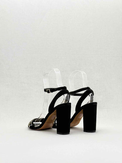 SANDRO Black Size EU 38 Heeled Sandals