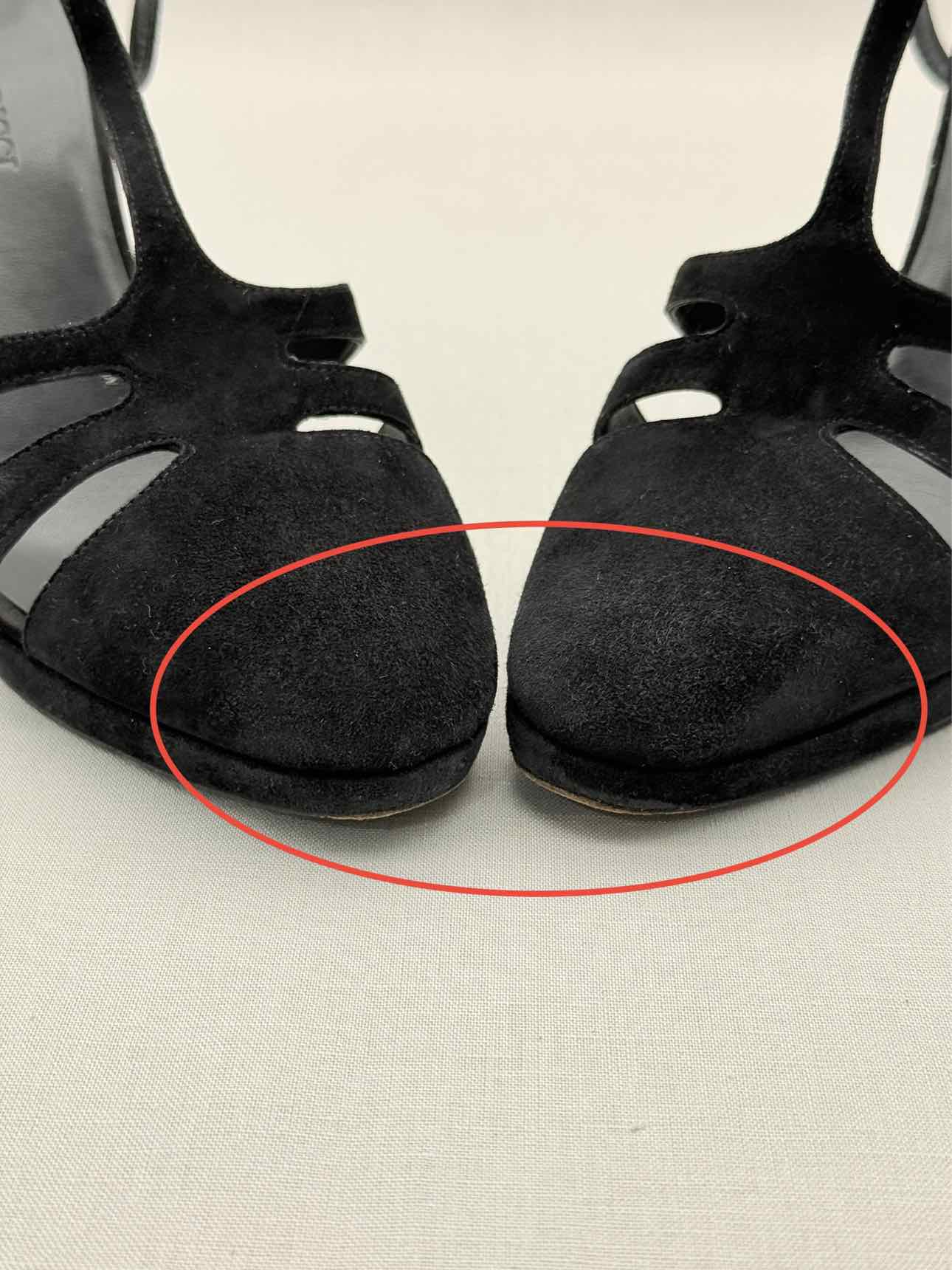 NINA RICCI Black Size EU 39 Heeled Sandals