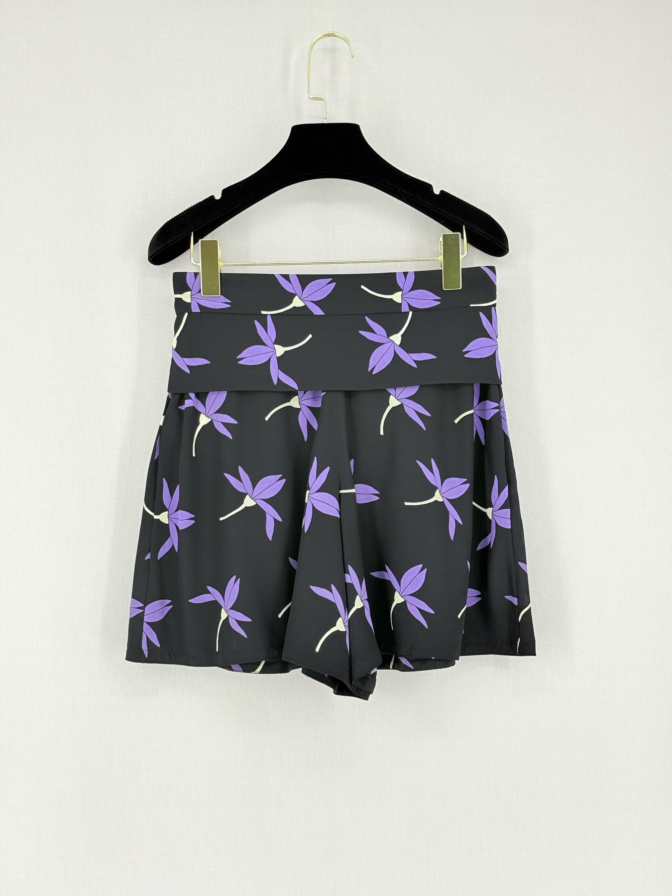 VALENTINO Black & Purple Size US 2/4 Outfit Set