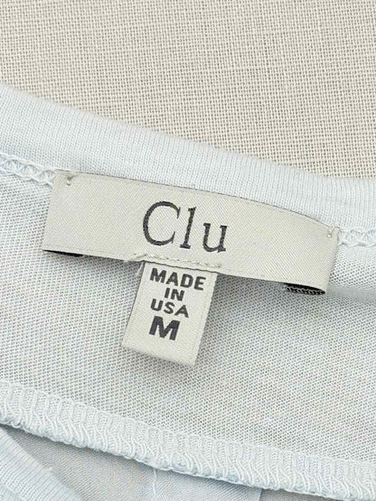 CLU Light Blue Pleated Size Medium Top
