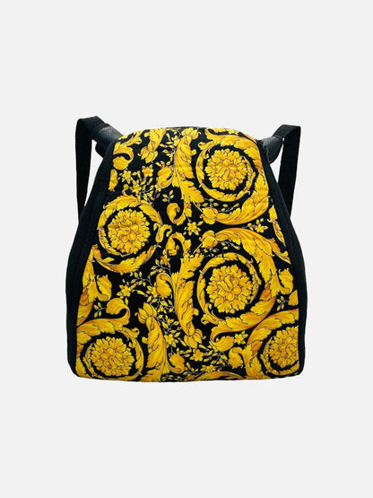VERSACE Barocco Black & Gold Backpack