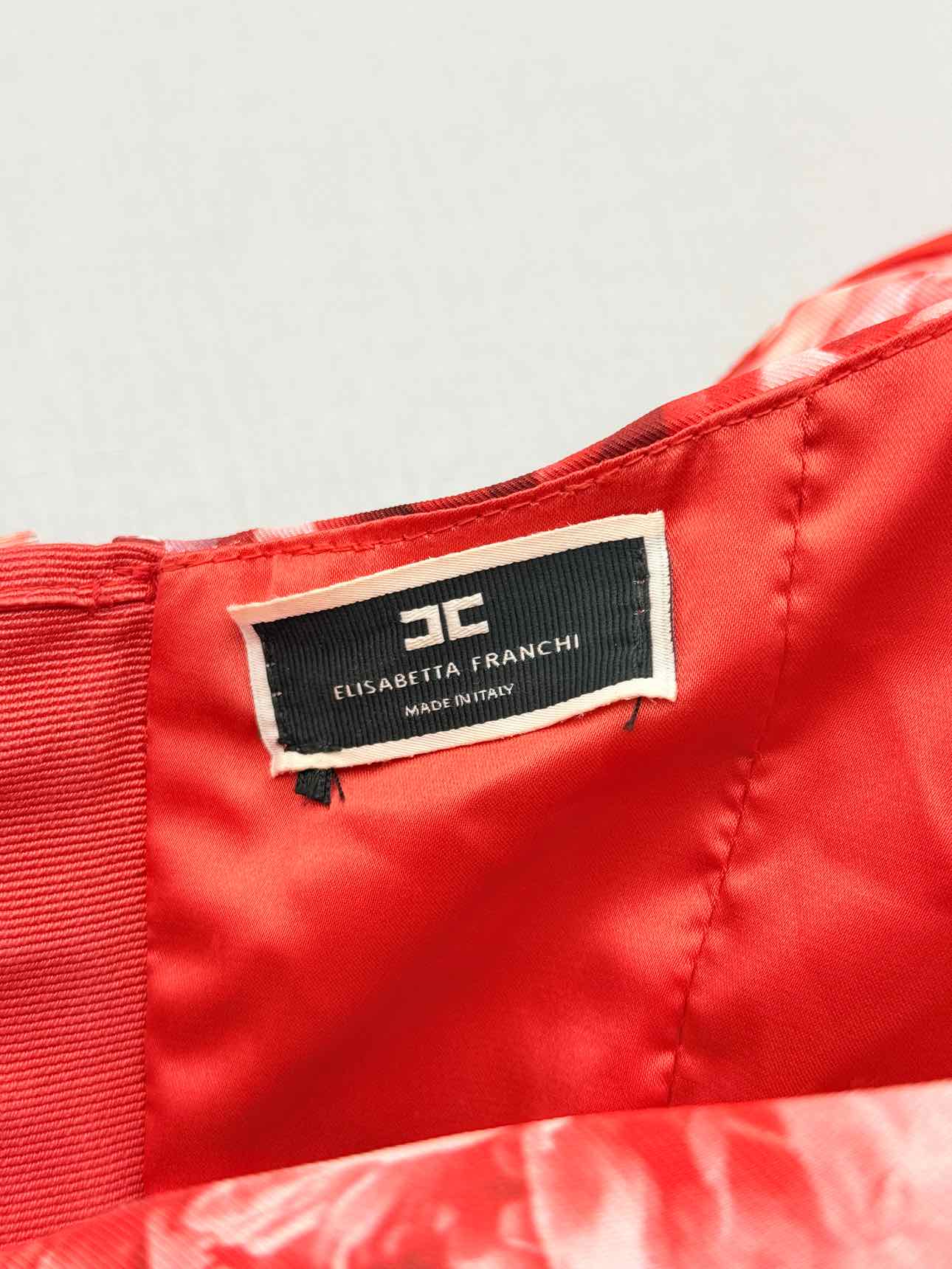 ELISABETTA FRANCHI Red & White Size US 6 Outfit Set